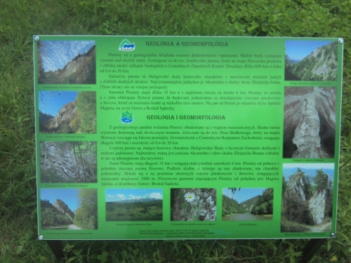 Rekonštrukcia náučného chodníka v Prielome Dunajca