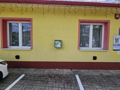 AED Červený Klátor - OcÚ fasadá s.č.65