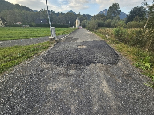 2025 - Oprava miestnych komunikácii, kofinancovanie výstavby kanalizácie a ČOV v obci 