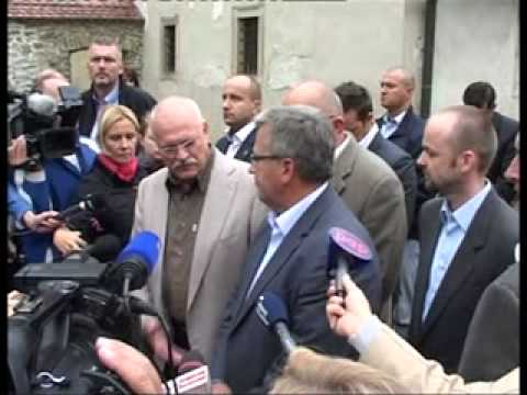 Návšteva J.E. prezidenta SR I.Gašparoviča a J.E. prezidenta PR B.Komorowského v Č. Kláštore 26.8.2013