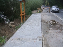 Výstavba chodníka - SO-03b, Obec Červený Kláštor