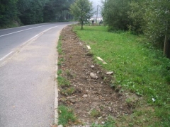 Výstavba chodníka - SO-03b, Obec Červený Kláštor
