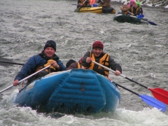 Zimny splav Dunajca 2010
