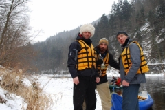 Zimny splav Dunajca 2010