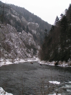 Zimny splav Dunajca 2010
