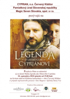 Projekcia filmu - Lietajúci Cyprián-pozvánka