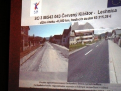 Slávnostné otvorenie rekonštrukcie cesty III-54343 v Č. Kláštore