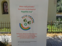 Kontajner na zber satstva z boku