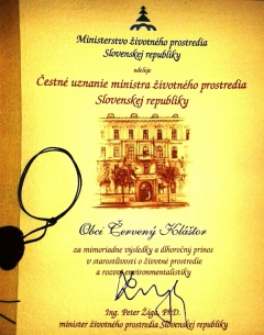 Cena ministra životného prostredia za rok 2014