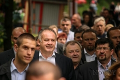 Návšteva prezidenta SR -J.E. pána Andreja Kisku 21.6.2014