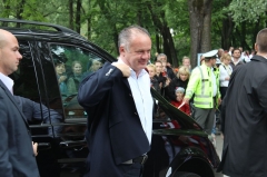 Návšteva prezidenta SR -J.E.  Andreja Kisku 21.6.2014 v Červenom Kláštore