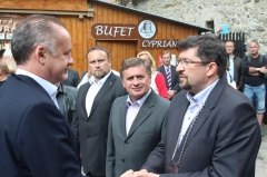 Návšteva prezidenta SR -J.E.  Andreja Kisku 21.6.2014 v Červenom Kláštore