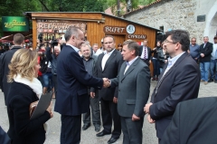 Návšteva prezidenta SR -J.E.  Andreja Kisku 21.6.2014 v Červenom Kláštore