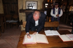 Návšteva prezidenta SR -J.E.  Andreja Kisku 21.6.2014 v Červenom Kláštore