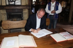 Návšteva prezidenta SR -J.E.  Andreja Kisku 21.6.2014 v Červenom Kláštore
