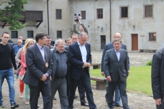 Návšteva prezidenta SR -J.E.  Andreja Kisku 21.6.2014 v Červenom Kláštore