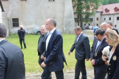 Návšteva prezidenta SR -J.E.  Andreja Kisku 21.6.2014 v Červenom Kláštore