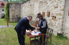 Návšteva prezidenta SR -J.E.  Andreja Kisku 21.6.2014 v Červenom Kláštore