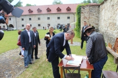 Návšteva prezidenta SR -J.E.  Andreja Kisku 21.6.2014 v Červenom Kláštore