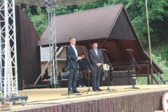 Návšteva prezidenta SR -J.E.  Andreja Kisku 21.6.2014 v Červenom Kláštore
