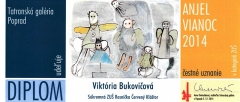 2014 - Výtvarníci SZUŠ Rosnička Červený Kláštor v Tatranskej galérii úsp