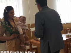2020 - Uvítanie detí do života
