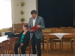 2020 - Uvítanie detí do života