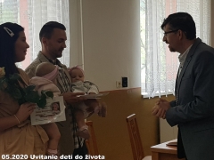 2020 - Uvítanie detí do života