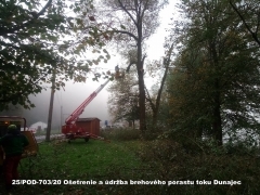 2020 - Ošetrenie a údržba brehového porastu toku Dunajec