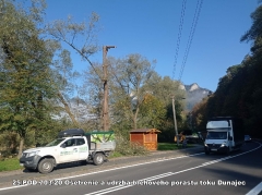 2020 - Ošetrenie a údržba brehového porastu toku Dunajec