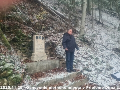 2020 - Obnovenie pietneho miesta v Prielome Dunajca