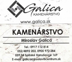 Kamenárstvo Galica