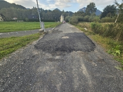 2025 - Oprava miestnych komunikácii, kofinancovanie výstavby kanalizácie a ČOV v obci 