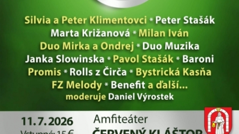 POZÝVAME VÁS NA VEĽKÚ HUDOBNÚ UDALOSŤ LETA!