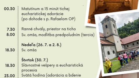 Oznam múzea Červený Kláštor